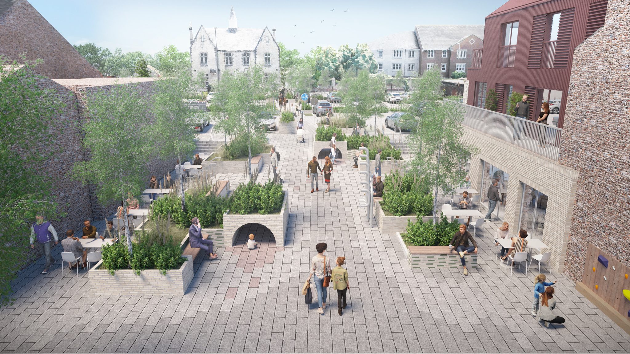 Kingsway Square — perspective render