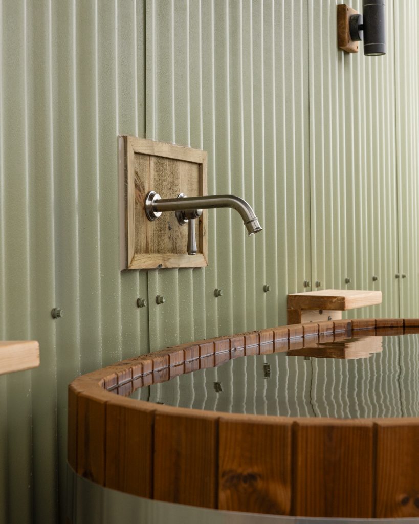 Kip & Nook — hot tub tap detail