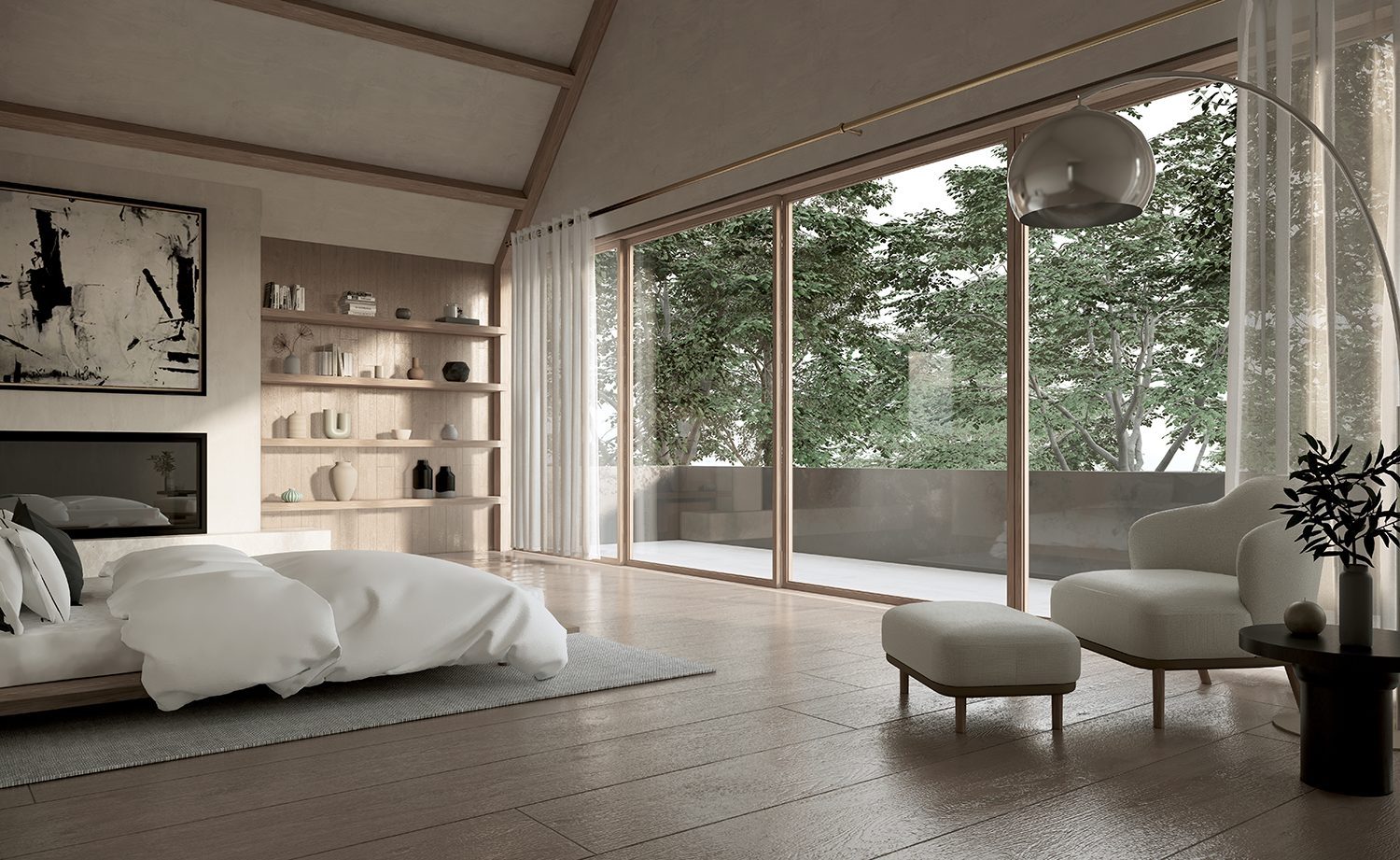 The Lake House — principal bedroom