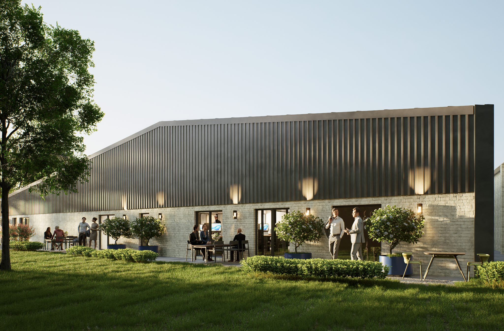 William Smith — rear elevation and garden terrace