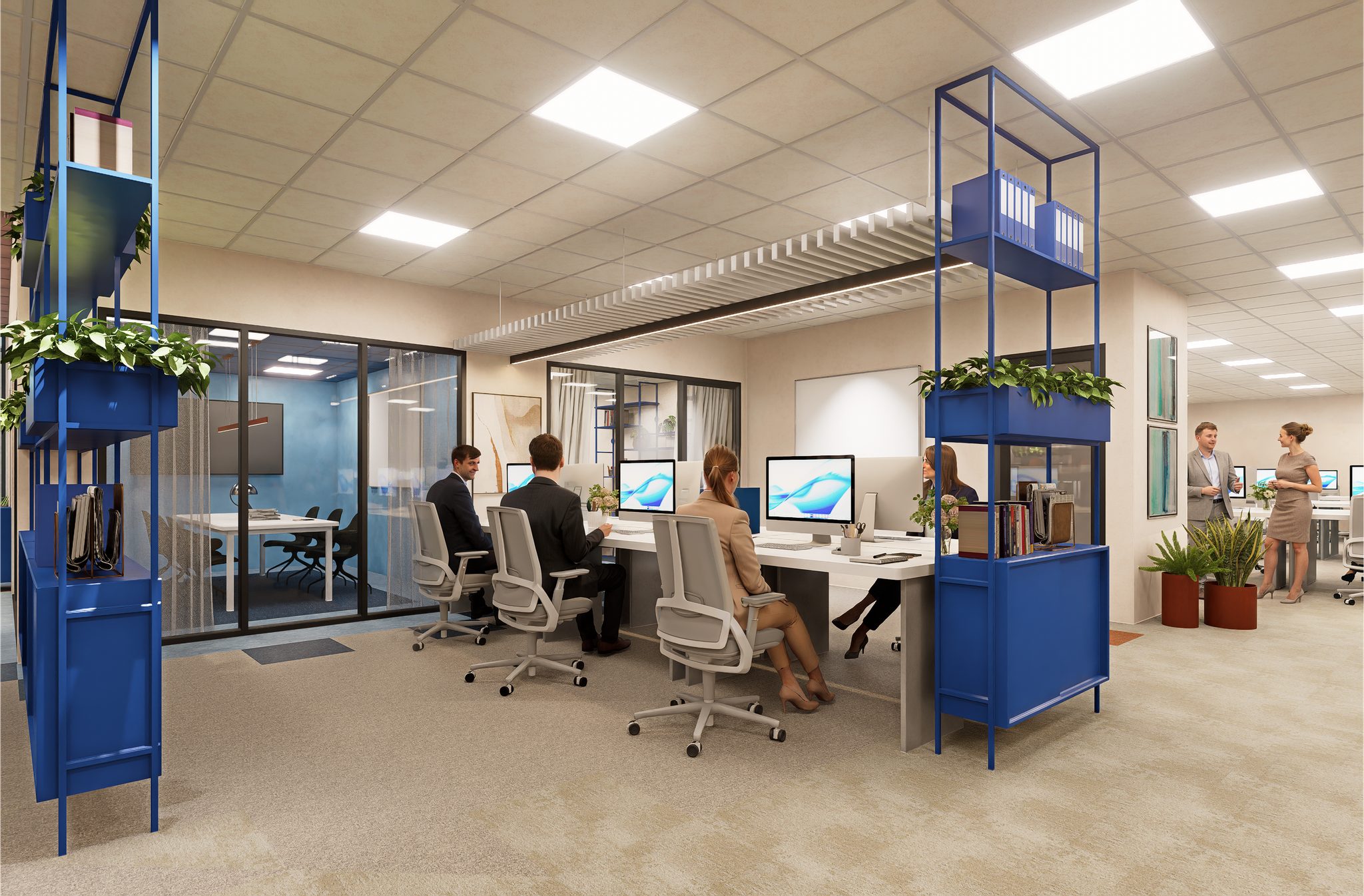 William Smith — open-plan office